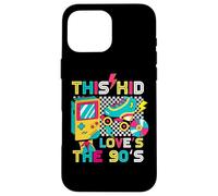 Carcasa para iPhone 16 Pro MAX This Kid Loves The 90's Party, Outfit 1990s Costume 90's Love