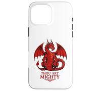 Carcasa para iPhone 16 Pro MAX Thou Art Mighty Match Day Motivo