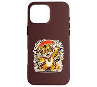 Carcasa para iPhone 16 Pro MAX Tiger Nature Wildlife | Gráfico de Vida Silvestre Cool Big Cats