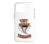 Carcasa para iPhone 16 Pro MAX Tiny Human Tornado Parent Life Funny Toddler Boy