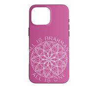 Carcasa para iPhone 16 Pro MAX Todo es Brahman, Todo es uno, Yoga, Unicidad, Mandala Art