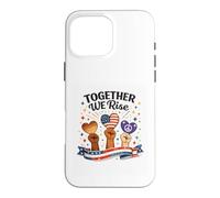 Carcasa para iPhone 16 Pro MAX Together We Rise Unity Diversity - Gráfico Inspirador