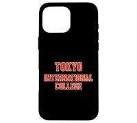 Carcasa para iPhone 16 Pro MAX Tokyo International College Japón Estilo Universitario