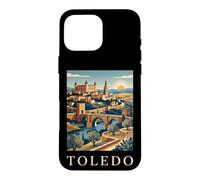 Carcasa para iPhone 16 Pro MAX Toledo España Ciudad Histórica Puesta del Sol Arte Escéni