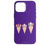 Carcasa para iPhone 16 Pro MAX Tom and Jerry Cherry on Top