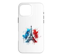 Carcasa para iPhone 16 Pro MAX Torre Eiffel: Icono de París Revisitado en Clave Street Art
