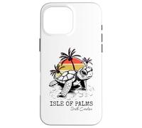 Carcasa para iPhone 16 Pro MAX Tortuga Boba Retro de Isle of Palms Sea Turtle Preservation, Carolina del Sur