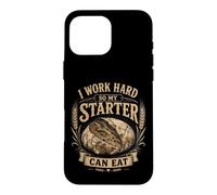Carcasa para iPhone 16 Pro MAX Trabajo Duro para Que mi Principiante Pueda Comer Pan Panadero de Masa Madre