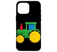 Carcasa para iPhone 16 Pro MAX Tractor Master Builder Bloque Construcción de Ladrillos