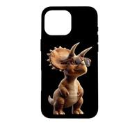 Carcasa para iPhone 16 Pro MAX Triceratops Dinosaurio I Love Dinosaurs Cute Triceratops