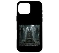 Carcasa para iPhone 16 Pro MAX Trono Gótico Arruinado Fantasía Oscuro Diseño Catedral