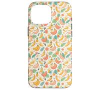 Carcasa para iPhone 16 Pro MAX Tropical Banana Pattern Fruit Floral Beach Aesthetic
