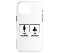 Carcasa para iPhone 16 Pro MAX Tu Novia Mi Novia Novio Instructor de Yoga