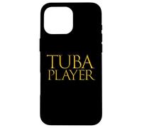 Carcasa para iPhone 16 Pro MAX Tuba Player Musician Obscure Rhythm Instrument Tuba Musician