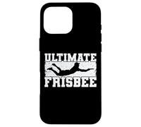 Carcasa para iPhone 16 Pro MAX Ultimate Frisbee Jugando Deportes en la Playa