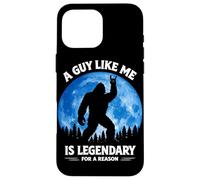 Carcasa para iPhone 16 Pro MAX Un Chico como yo es Legendario por una razón Bigfoot Rock On