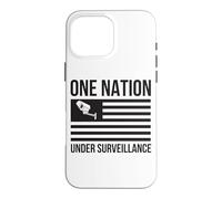 Carcasa para iPhone 16 Pro MAX Una nación bajo vigilancia privacidad 1984 Patriot Act NSA