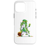 Carcasa para iPhone 16 Pro MAX Unicornio del Día de San Paticks