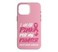 Carcasa para iPhone 16 Pro MAX Uso Rosa para MI Conciencia del CÁNCER DE Mama