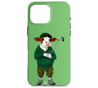 Carcasa para iPhone 16 Pro MAX Vacas Golfista/Vaca Golf