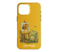 Carcasa para iPhone 16 Pro MAX Van Gogh Funny Art Juego de Palabras con diseño de Girasoles