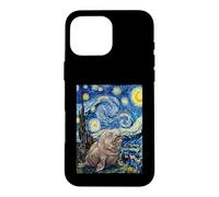 Carcasa para iPhone 16 Pro MAX Van Gogh Starry Night Blob Fish Pintura Arte