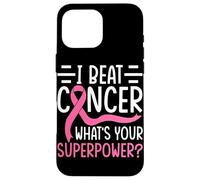 Carcasa para iPhone 16 Pro MAX Vencí al cáncer ¿Cuál es tu Superpoder?