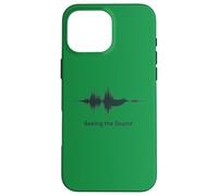 Carcasa para iPhone 16 Pro MAX Ver la frecuencia de la Forma de Onda del Audio del pájaro sonoro