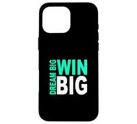 Carcasa para iPhone 16 Pro MAX Verde Azulado Claro Aqua Color Dream/Win Big Light Teal Aqua