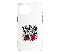 Carcasa para iPhone 16 Pro MAX Victoria a través de él Cruz Guerrera Cristiana