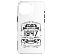 Carcasa para iPhone 16 Pro MAX Vintage 1947 79yr 79th Birthday Gifts for Men 79 Years Old