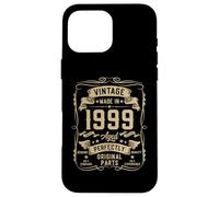 Carcasa para iPhone 16 Pro MAX Vintage 1999 27yr 27th Birthday Gifts for Men 27 Years Old