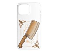 Carcasa para iPhone 16 Pro MAX Vintage Butcher Cleaver Meat Cutter Retro Shop