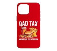 Carcasa para iPhone 16 Pro MAX Vintage Dad Tax Funny Father's Day Dad Tax For Men