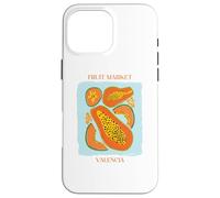 Carcasa para iPhone 16 Pro MAX Vintage Fruit Papaya Flower Botanical Cottagecore Fruit