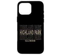 Carcasa para iPhone 16 Pro MAX Vintage Highland Park Illinois