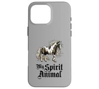 Carcasa para iPhone 16 Pro MAX Vintage Horse My Spirit Animal Equestrian