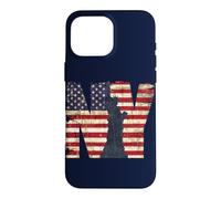 Carcasa para iPhone 16 Pro MAX Vintage New York City with USA Flag tee Shirt, New York City