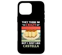 Carcasa para iPhone 16 Pro MAX Vintage Piensan Que Estoy Loco Pero Me Gusta Castella Lover