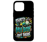 Carcasa para iPhone 16 Pro MAX Voleibol Mamá Voleibol Papá Voleibol Padres Apoyo