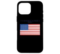 Carcasa para iPhone 16 Pro MAX Wearing a Mask is Patriotic
