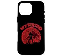 Carcasa para iPhone 16 Pro MAX Wendigo Monstruos Folk Criaturas Míticas América Cryptid