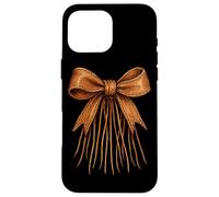 Carcasa para iPhone 16 Pro MAX Western Bow Cowgirl Rodeo Wild West Country Concierto Cowboy