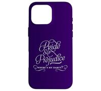 Carcasa para iPhone 16 Pro MAX Where's My Darcy? Jane Austen/Orgullo y prejuicio