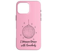 Carcasa para iPhone 16 Pro MAX Whitney Houston Quiero Bailar con Alguien Disco Ball