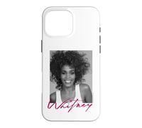 Carcasa para iPhone 16 Pro MAX Whitney Houston Retrato en Escala de Grises