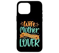 Carcasa para iPhone 16 Pro MAX Wife Mother Coffee Lover Funny Mother's Day Coffee For Mom