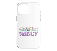 Carcasa para iPhone 16 Pro MAX Wildflower Floral Nancy Nombre Día de la Madre Mujeres
