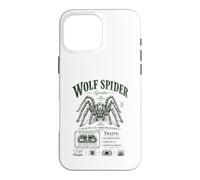 Carcasa para iPhone 16 Pro MAX Wolf Spider Lycosidae Arachnid Natural History