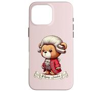 Carcasa para iPhone 16 Pro MAX Wolgang Amadeus Mozart Osito de Peluche música clásica
